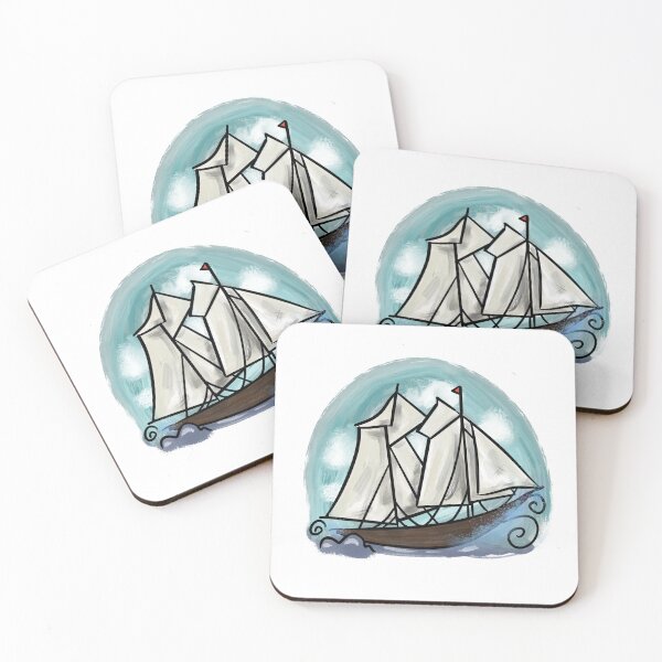 Item preview, Schooner Boat designed and sold by wizkidart.