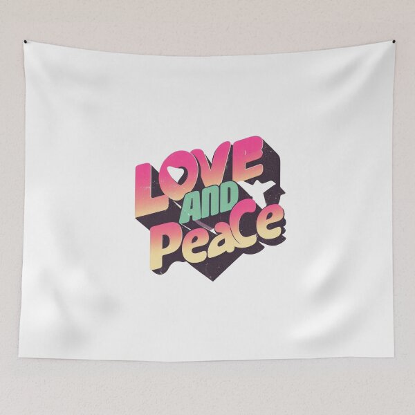Item preview, Love and Peace designed and sold by Happinessgiver.