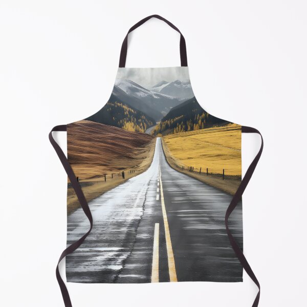 Item preview, Autumn Journey: Scenic Mountain Road Travel Print designed and sold by inkArtistryfine.