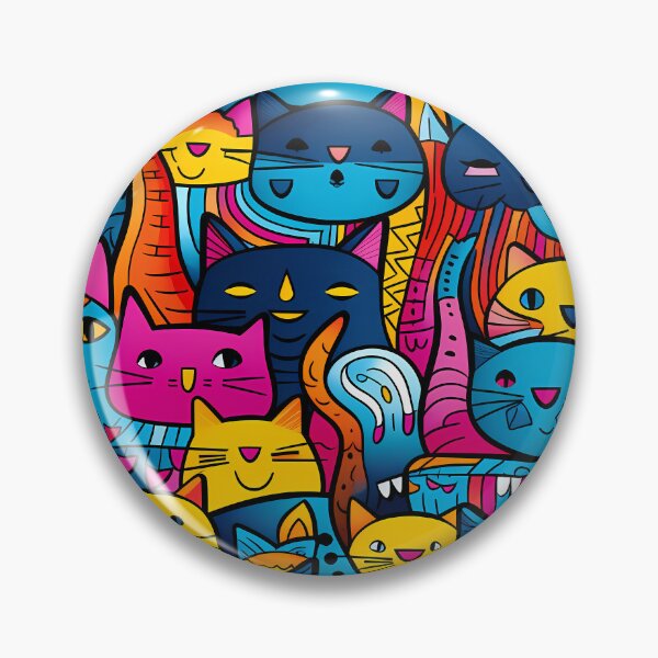 Item preview, Cute Cats Seamless Pattern designed and sold by HisoTorDesign.