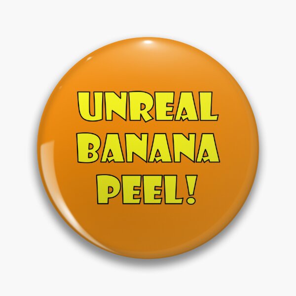 Item preview, UNREAL BANANA PEEL! Large Yellow Font, Black Trim designed and sold by AASparksDesigns.