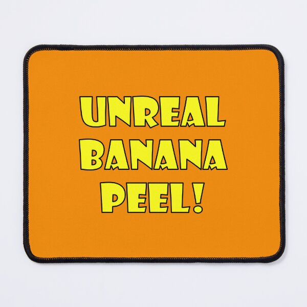 Item preview, UNREAL BANANA PEEL! Large Yellow Font, Black Trim designed and sold by AASparksDesigns.