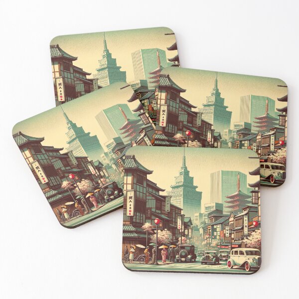 Item preview, Retro Japan Tokyo designed and sold by unrealartwork.