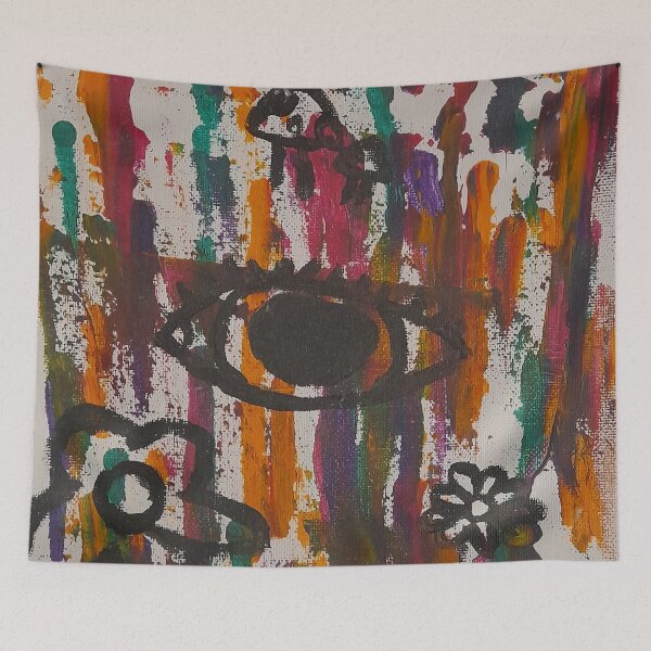 Item preview, eye, colors, flower, sad, passing away, look designed and sold by Duduss90.
