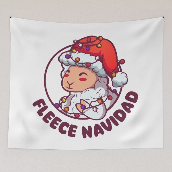 Item preview, Fleece Navidad Funny Christmas (on light colors) designed and sold by messy-nessie.