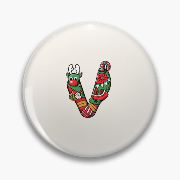 Item preview, Christmas Letter V designed and sold by Itsheartshop.