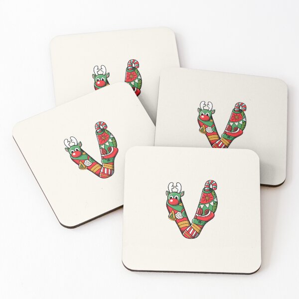 Item preview, Christmas Letter V designed and sold by Itsheartshop.