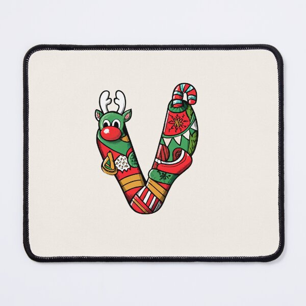 Item preview, Christmas Letter V designed and sold by Itsheartshop.