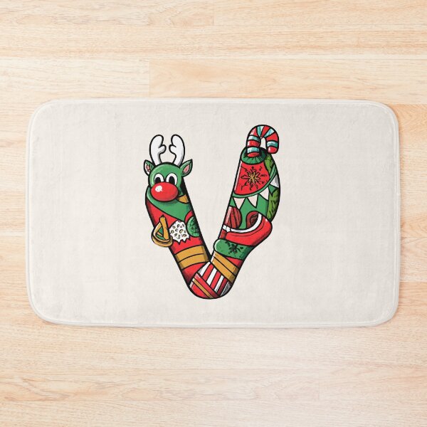 Item preview, Christmas Letter V designed and sold by Itsheartshop.