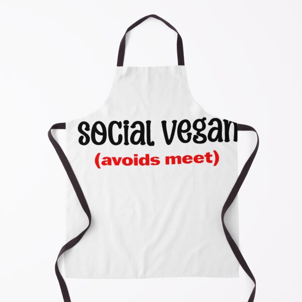 Item preview, social vegan avoids meet designed and sold by Whimsical Prints.