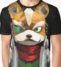 Fox McCloud (Polygonal) from Starfox Graphic T-Shirt