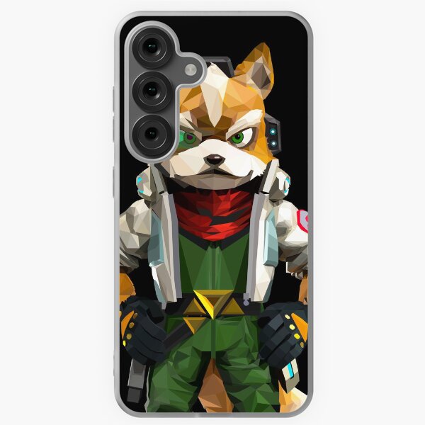 Vista previa del artículo con la obra «Fox McCloud (poligonal) de Starfox», diseñado y vendido por polygamey.