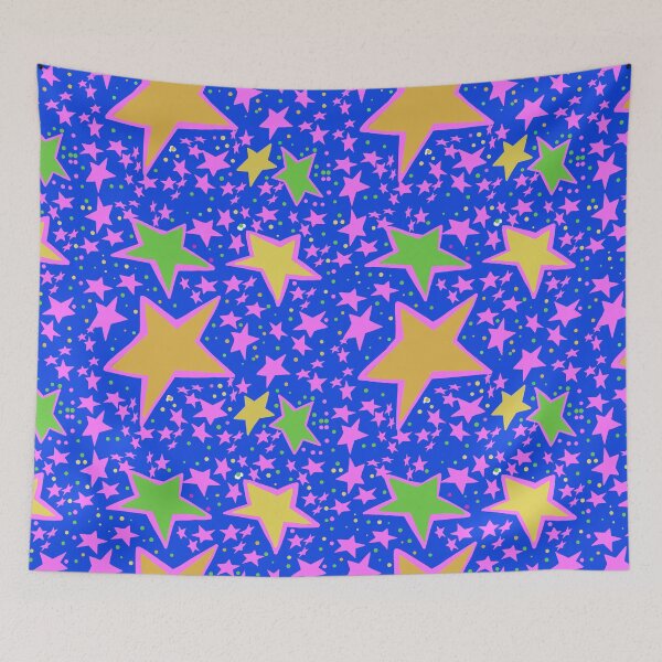 Item preview, Hand-drawn Yellow, Green, and Pink Stars - I AM A STAR! Positivity designed and sold by Victoria Rose.