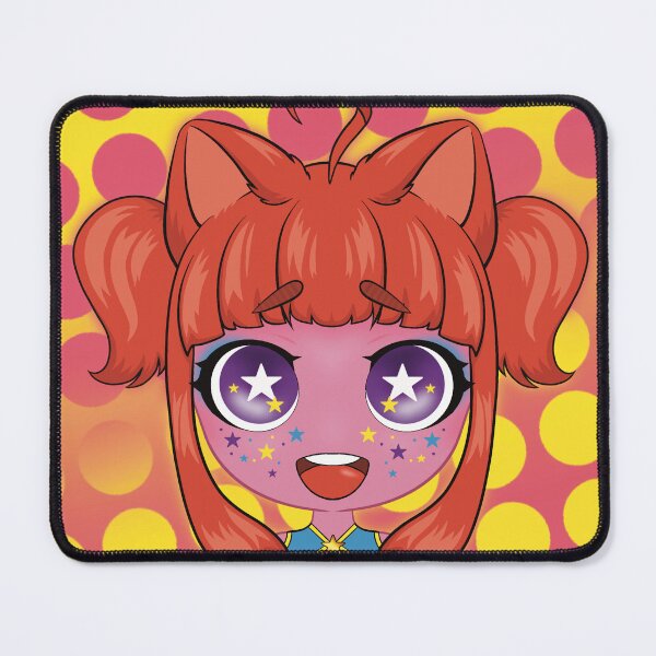 Item preview, Pink/Yellow Polka Dot Kitty designed and sold by avalonsage.