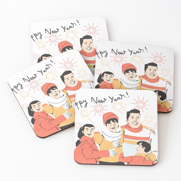 Item preview, Happy New Year designed and sold by PloynaphatArt.