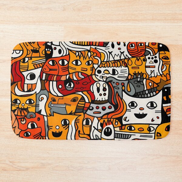 Item preview, Doodle Cats designed and sold by HisoTorDesign.