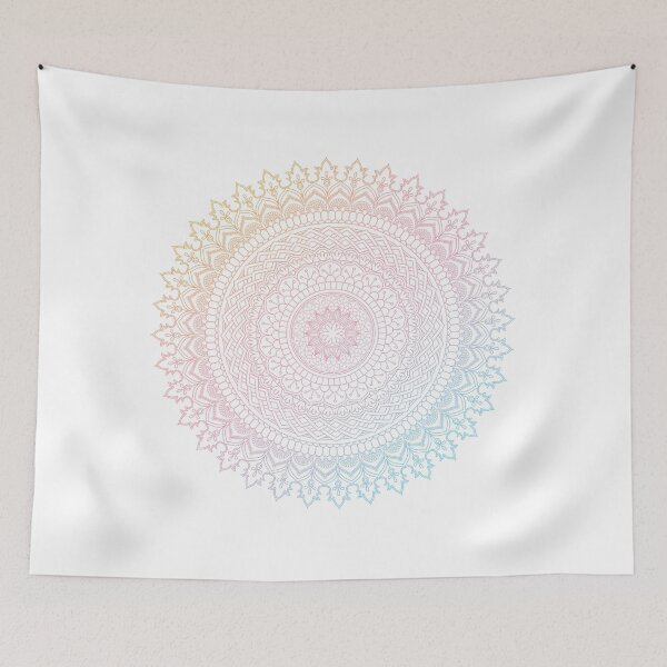 Item preview, Decorative Mandala Design with Pastel Colors designed and sold by hjian8219.