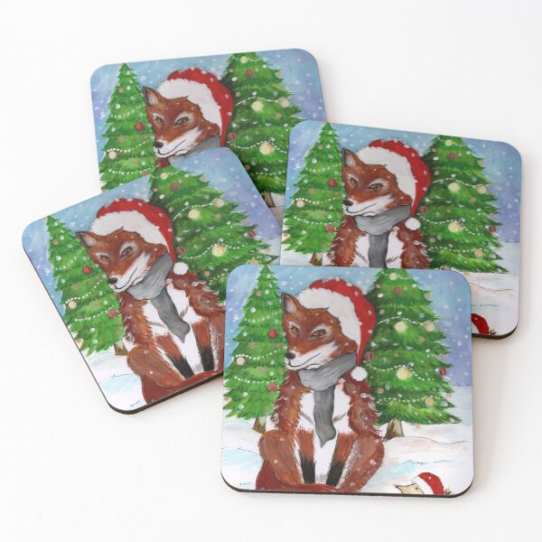 Item preview, Christmas fox designed and sold by Roselyn Snead.