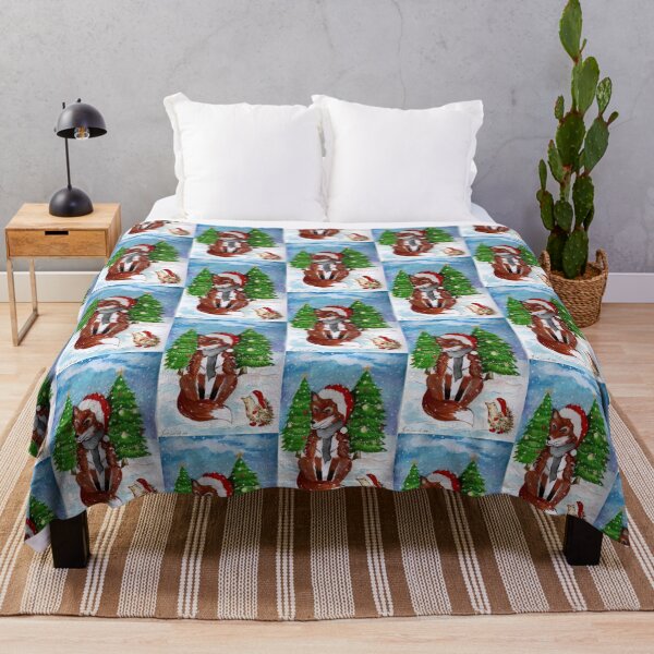 Item preview, Christmas fox designed and sold by Roselyn Snead.