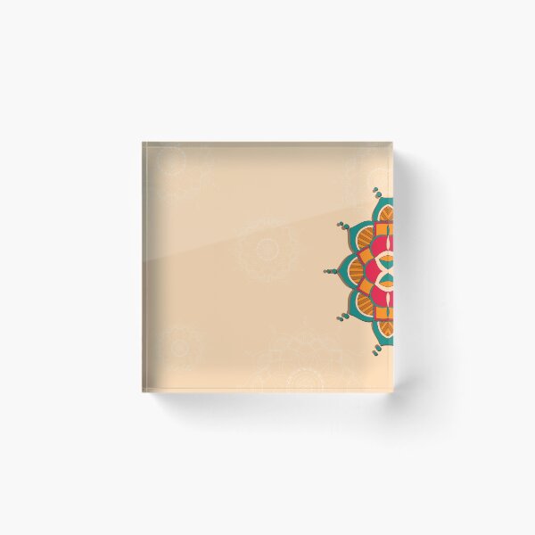 Item preview, Mandala Pattern Background Template Design designed and sold by hjian8219.