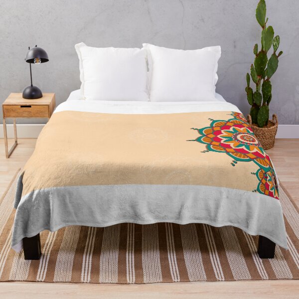 Item preview, Mandala Pattern Background Template Design designed and sold by hjian8219.