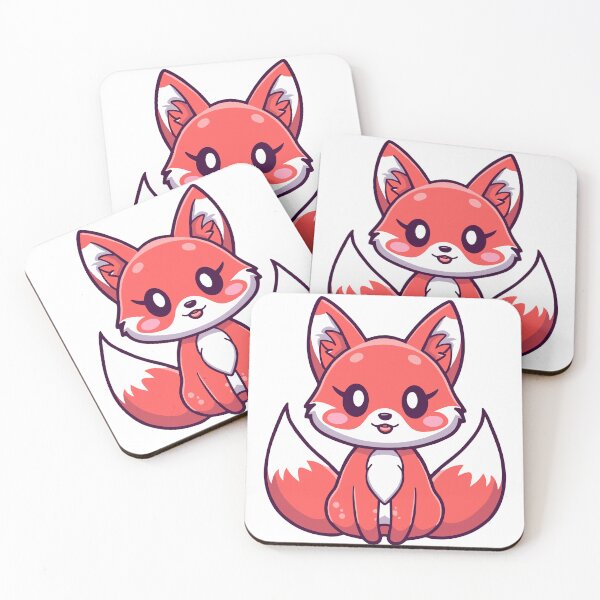 Artikelvorschau, Kawaii Rotfuchs entworfen und verkauft von GiftMonkey.