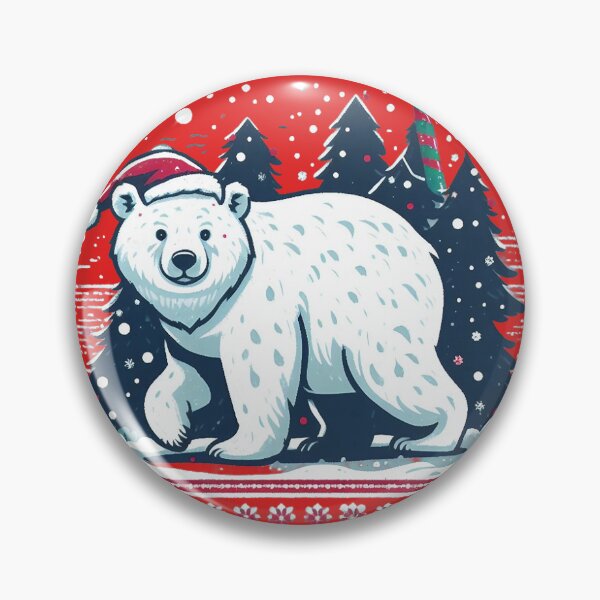 Item preview, Arctic Elegance: Festive Polar Bear Delight for a Magical Winter! designed and sold by FOCorps.