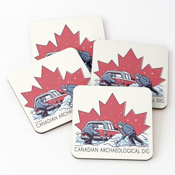 Item preview, Canadian Archaeological Dig Funny Canada Winter Shovelling designed and sold by HowToCanadian.
