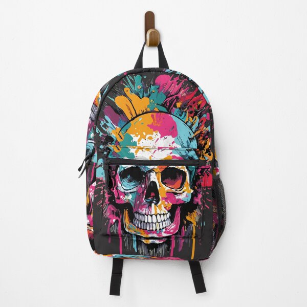 Item preview, Skull Colourful - Skull and Bones Colourful designed and sold by BabyYodaSticker.