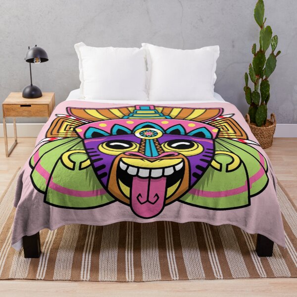 Item preview, Hawaii Tiki Mask Cartoon Vector Icon Illustration" designed and sold by hjian8219.