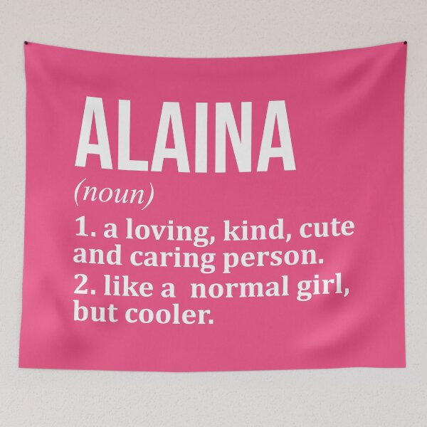 Item preview, Alaina Name Definition for Women designed and sold by XCIV.