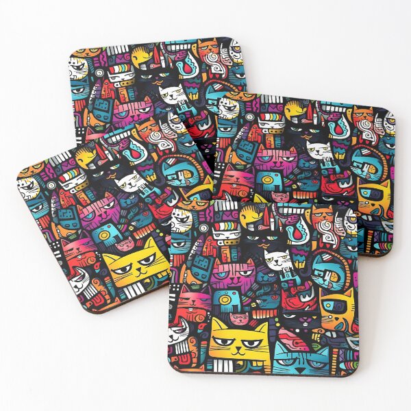 Item preview, The Cat's Mandala designed and sold by HisoTorDesign.