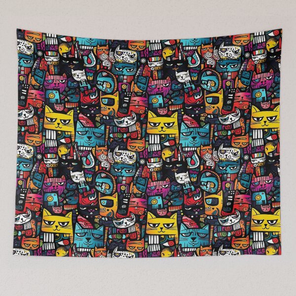 Item preview, The Cat's Mandala designed and sold by HisoTorDesign.