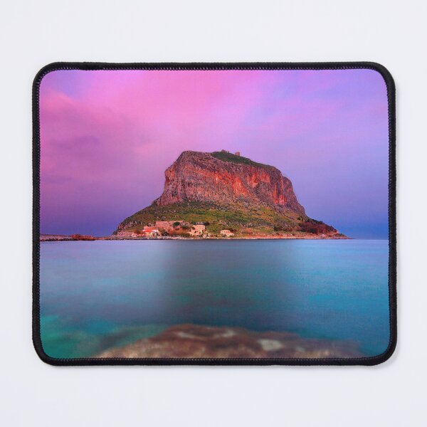 Item preview, The rock of Monemvasia under a purple sky designed and sold by Hercules Milas.