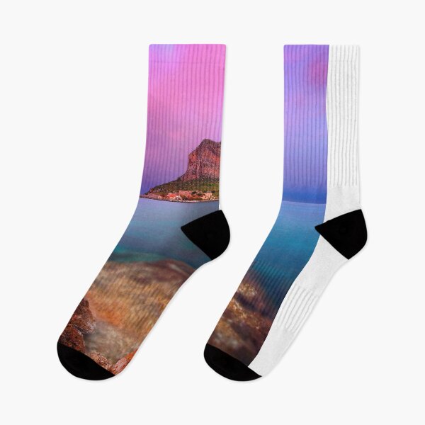 Item preview, The rock of Monemvasia under a purple sky designed and sold by Hercules Milas.
