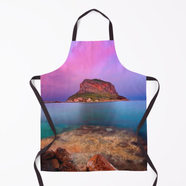 Item preview, The rock of Monemvasia under a purple sky designed and sold by Hercules Milas.