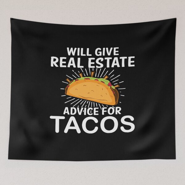 Item preview, Best Realtor Ever, Sarcastic Real Estate Agent Women, Tacos Lover, Gift for Realtor designed and sold by behindthefacts.