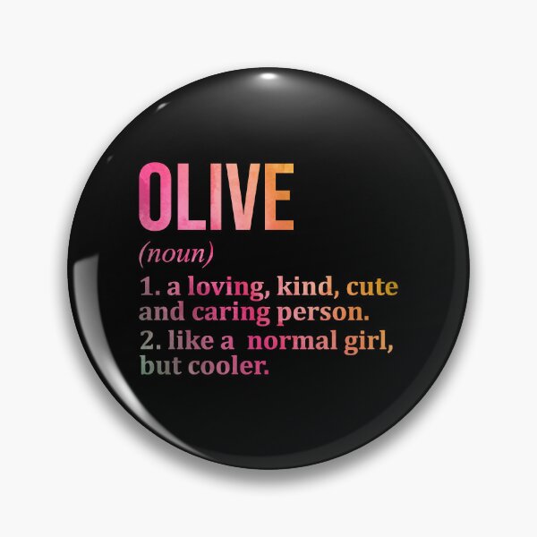 Item preview, Olive Name Definition in Watercolor designed and sold by XCIV.