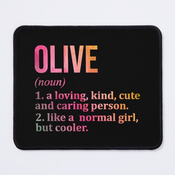 Item preview, Olive Name Definition in Watercolor designed and sold by XCIV.
