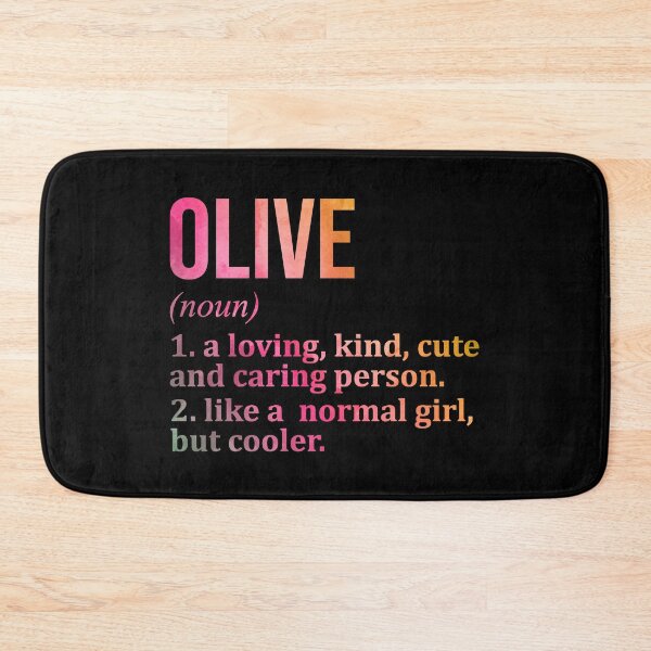 Item preview, Olive Name Definition in Watercolor designed and sold by XCIV.