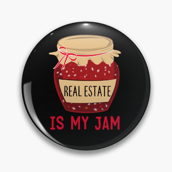 Item preview, Funny Real Estate is my Jam, Sarcastic Real Estate Agent Women, Gift for Realtor designed and sold by behindthefacts.