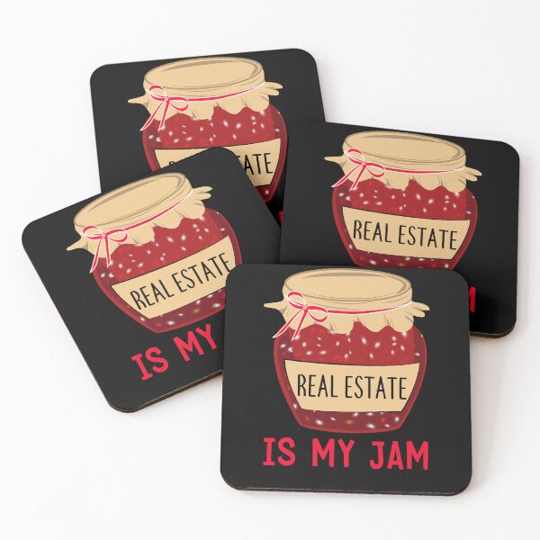 Item preview, Funny Real Estate is my Jam, Sarcastic Real Estate Agent Women, Gift for Realtor designed and sold by behindthefacts.