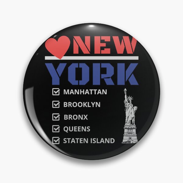 Item preview, New York City Five Boroughs - I Love New York Staten Island designed and sold by Grafixfun.