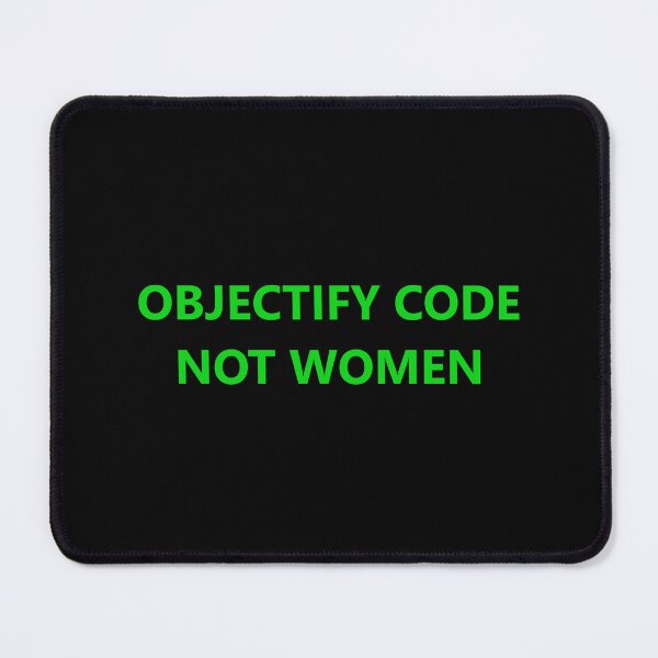 Item preview, Objectify Code, NOT Women (monitor green) designed and sold by Jeeb-Arts.