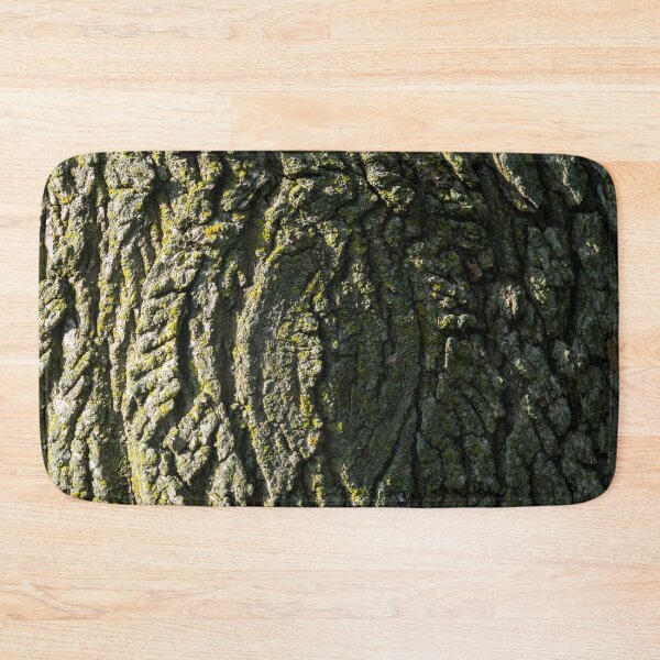 Item preview, Beauty of Tree Bark - Gnarly Treetrunk with Cool Green Lichen designed and sold by Georgia Mizuleva.