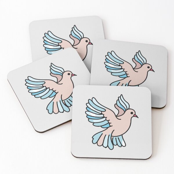 Item preview, Dove in pastel color designed and sold by 3ple7.