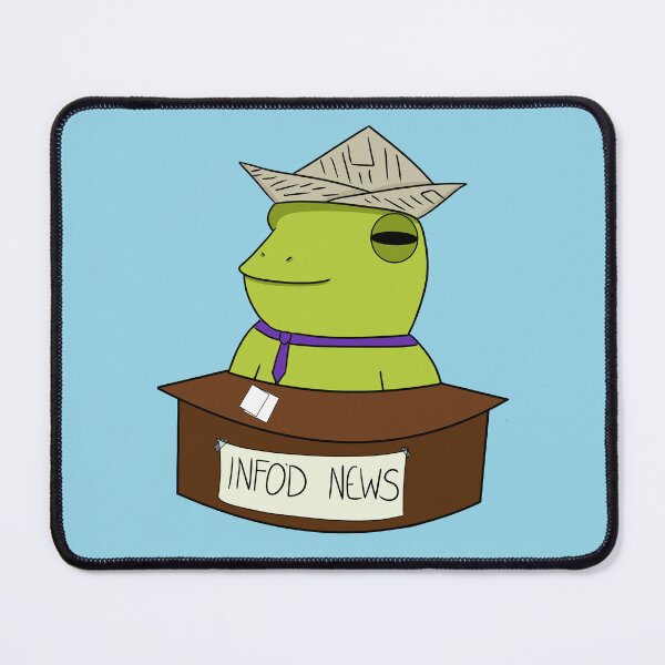 Item preview,  INFO'D the News Toad designed and sold by RancherToads.