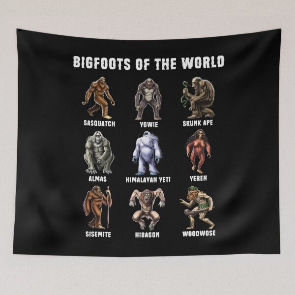Item preview, Bigfoots Of The World designed and sold by underheaven.