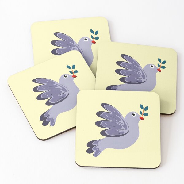 Item preview, Flying Dove with Olive Leaf designed and sold by 3ple7.