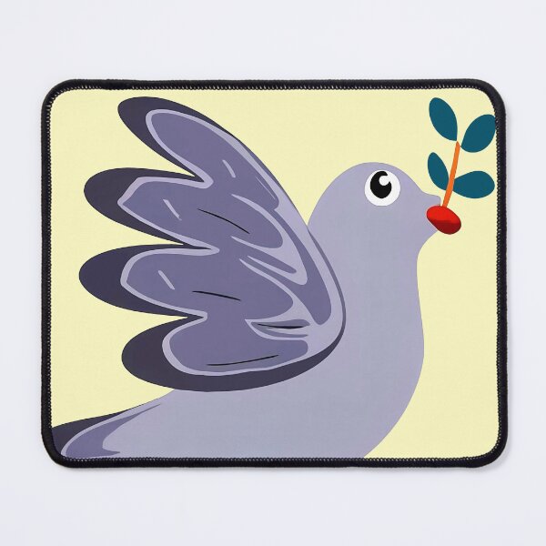 Item preview, Flying Dove with Olive Leaf designed and sold by 3ple7.
